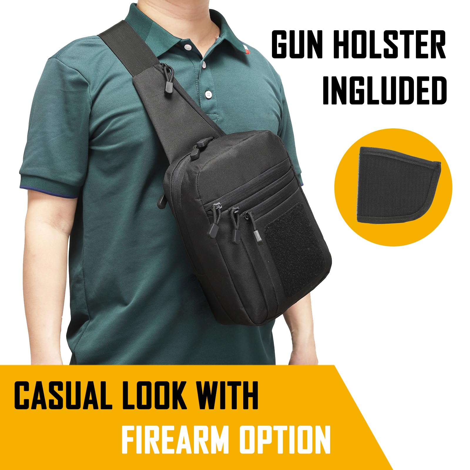 Torba na ramię do ukrytego nos – Edc Carry Gun recenzja i cena