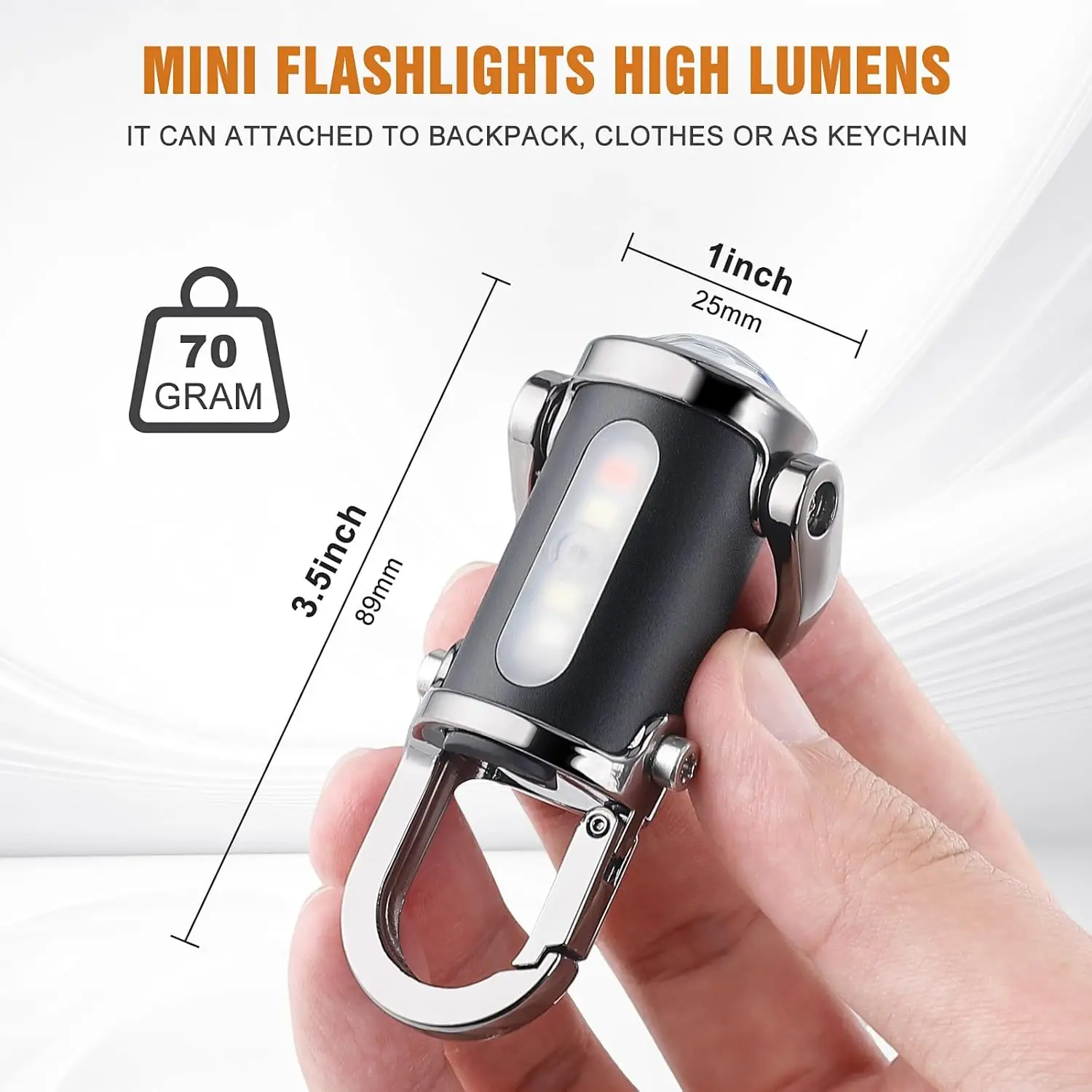 Mini Latarka Brelokowa Ładowal – Keychain Flashlight recenzja i cena