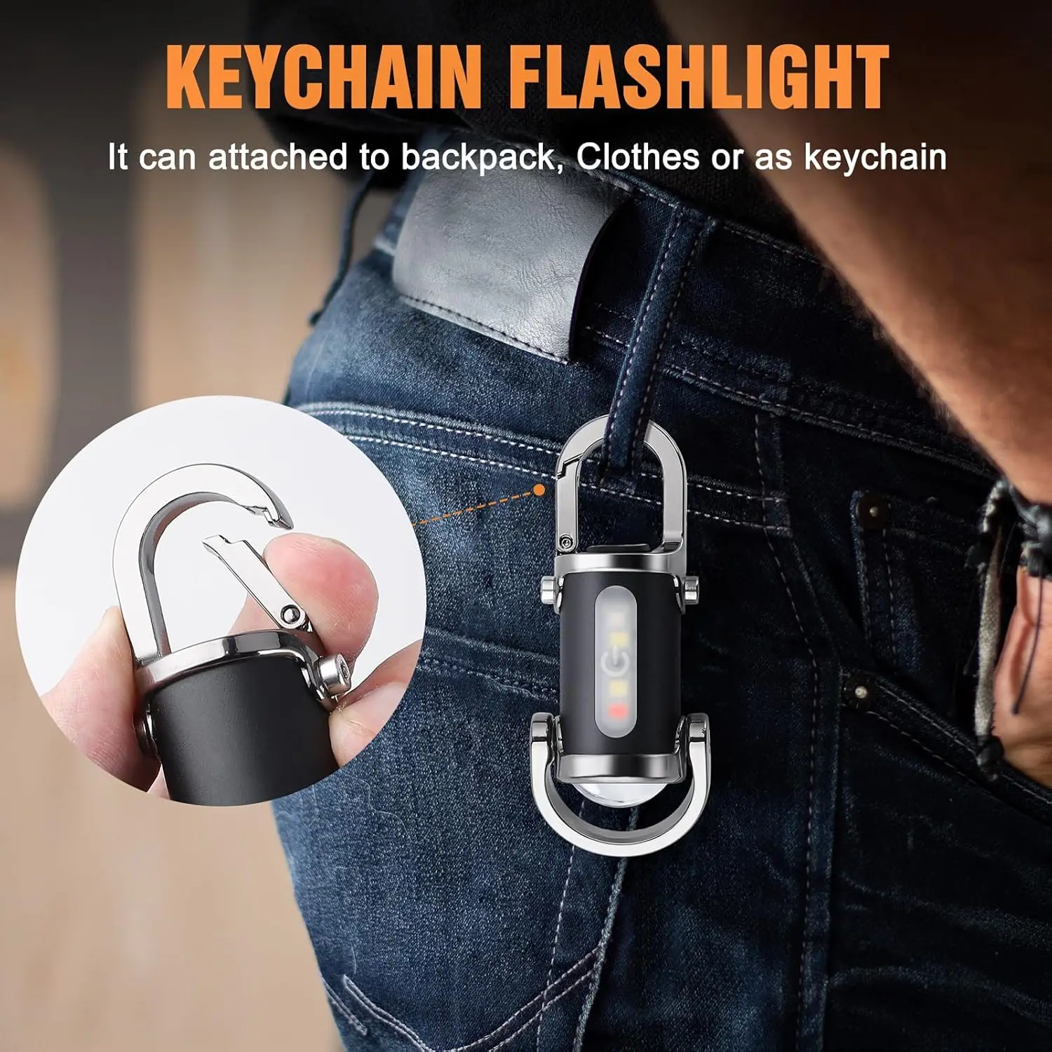 Mini Latarka Brelokowa Ładowal – Keychain Flashlight recenzja i cena
