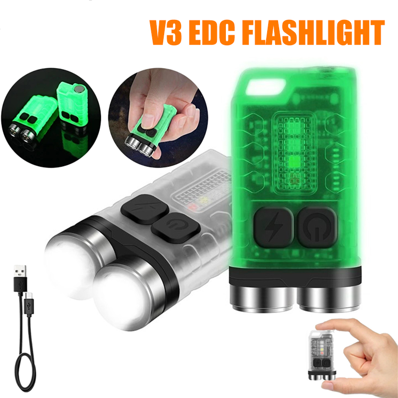 Latarka EDC V3 Mini Brelok 900 – Keychain Flashlight recenzja i cena