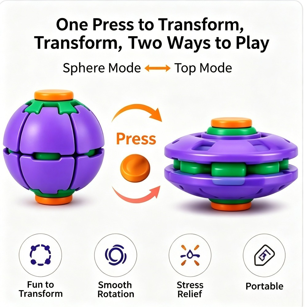 Transformująca się piłka fidge – Fidget Spinner Bearing recenzja i cena