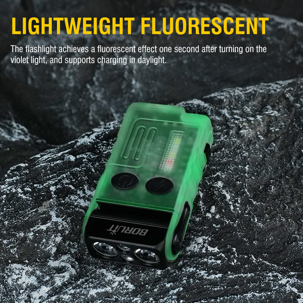 BORUiT V20 Fluorescencyjny Buz – Keychain Flashlight recenzja i cena