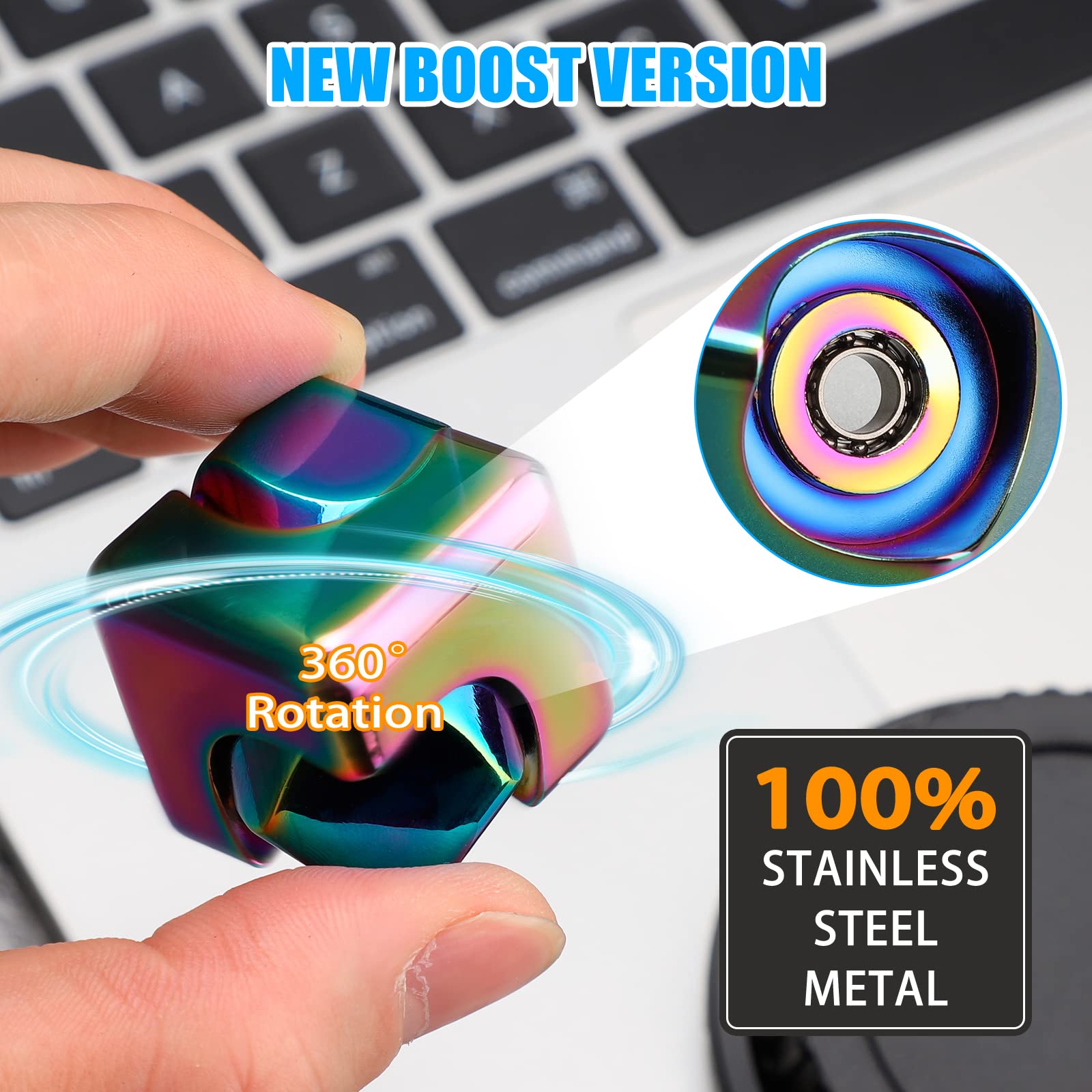 Metalowa kostka obrotowy żyros – Fidget Spinner Bearing recenzja i cena